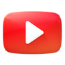 Logotipo 3D do YouTube